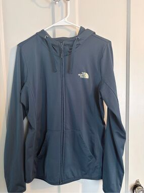 The North Face Women's Teal Full-Zip Hooded Jacket